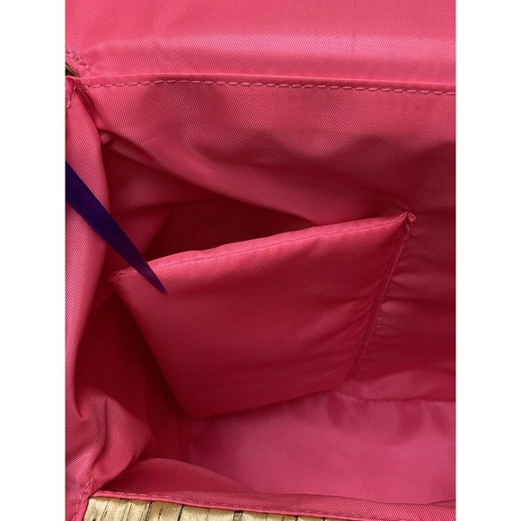 Wicker Wine Tote Lily Pulitzer Picnic Carrier Picnic Tote - Adjustable Strap EUC - Picture 11 of 16